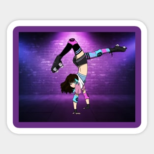 Rollergirl Sticker